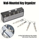 Guitar Shaped Wall Mounted Key Holder Decorative Storage Rack Home Organiser