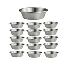 16PCS Stainless Steel Dip Dishes 10cm Small Bowls Condiment for Sushi Party