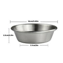 16PCS Stainless Steel Dip Dishes 10cm Small Bowls Condiment for Sushi Party