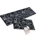 45x180cm Kitchen Mat Non-Slip Waterproof Pvc Floor Rug Carpet Anti-Oil Easy Clean - Kitchen