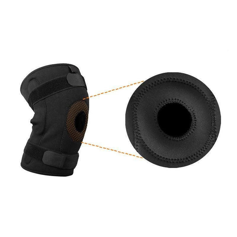 Adjustable Double Metal And Hinged Knee Brace Support Protection Arthritis Sport - M