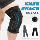 Adjustable Double Metal And Hinged Knee Brace Support Protection Arthritis Sport - M