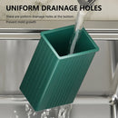 Multifunctional Kitchen Countertop Knife Block Holder with Drain Tray
