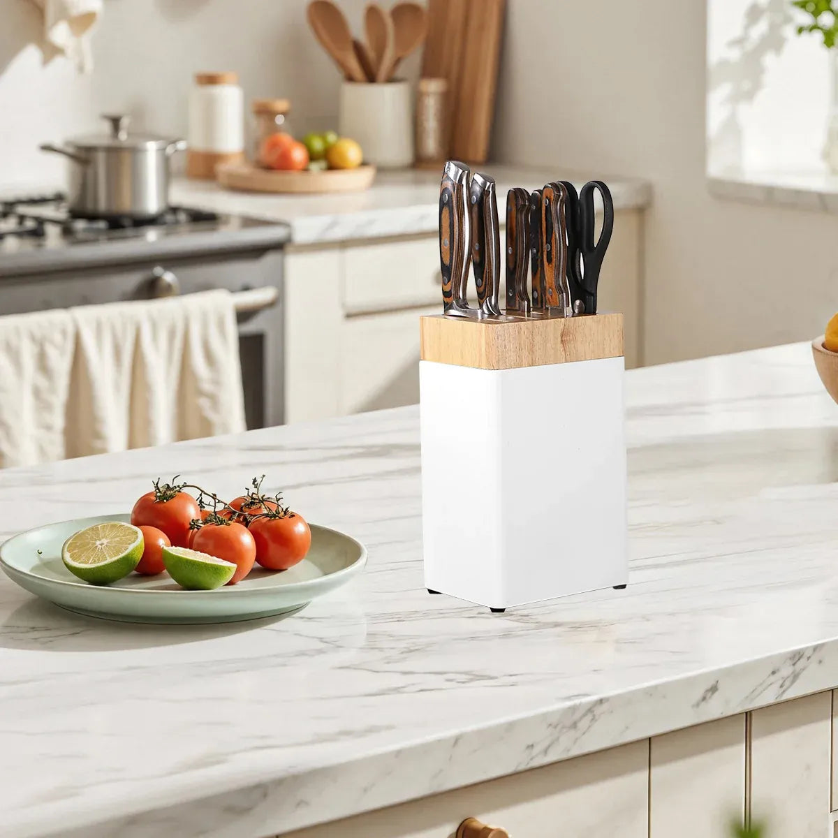 Household Multi Functional Kitchen Knife Storage Rack Knife Block Holder Chef