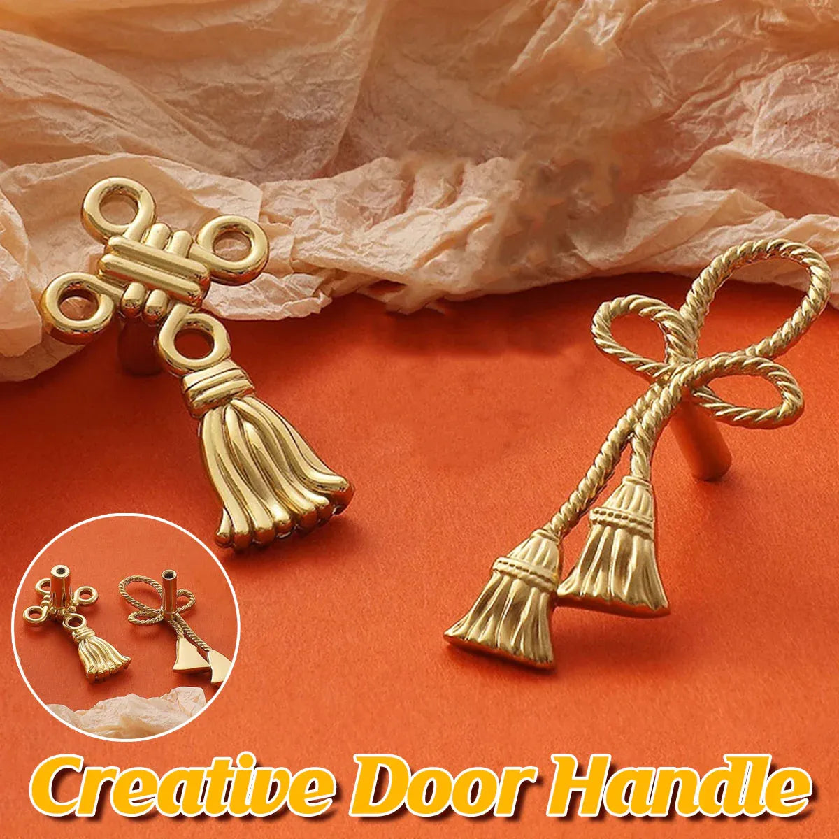 Chinese Decorative Handle Creative Flower Knot Wardrobe Drawer Cabinet Door Pull - Rope Knot