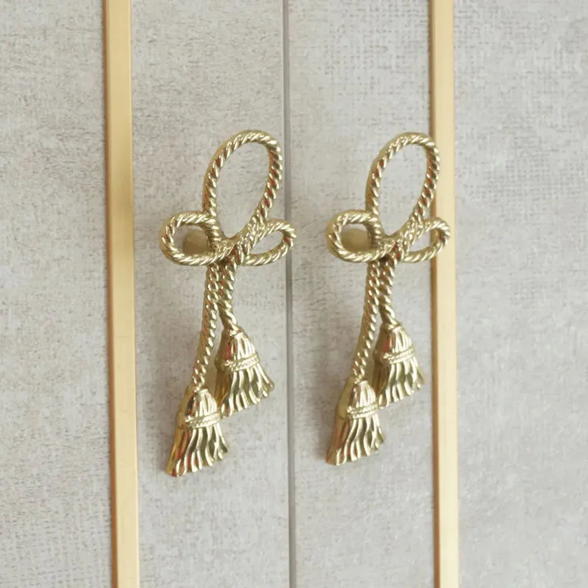 Chinese Decorative Handle Creative Flower Knot Wardrobe Drawer Cabinet Door Pull - Rope Knot
