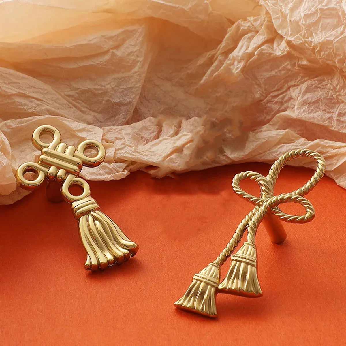 Chinese Decorative Handle Creative Flower Knot Wardrobe Drawer Cabinet Door Pull - Rope Knot