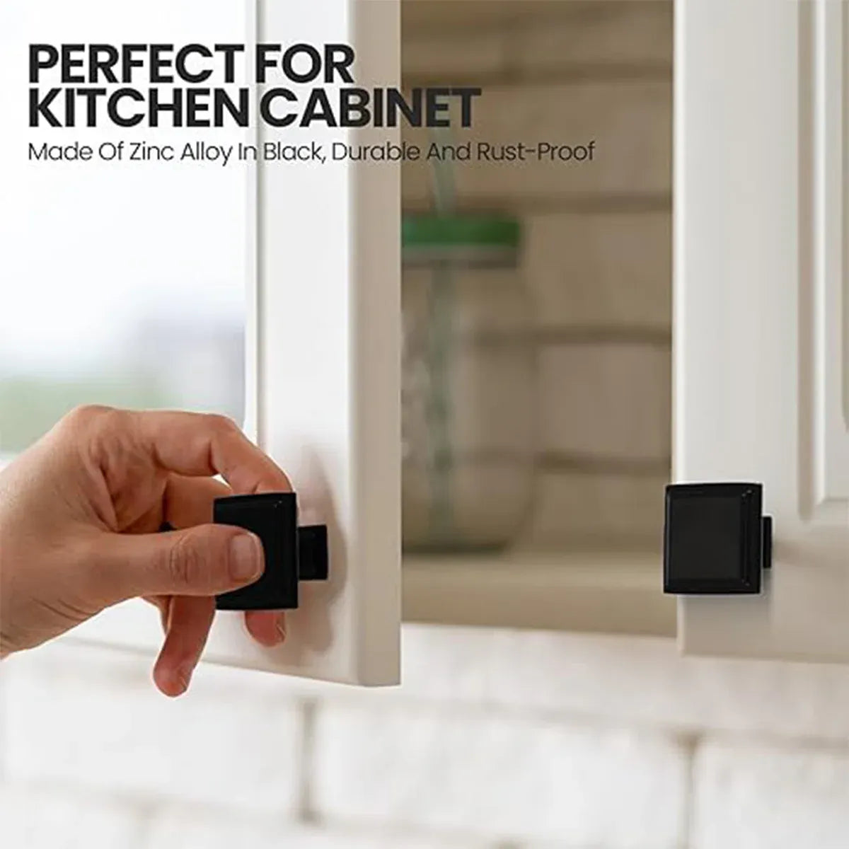Black Copper Cabinet Handle Wardrobe Drawer Pull Door Handle for Cabinets - 3