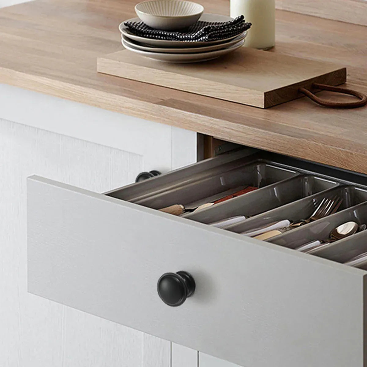 Black Copper Cabinet Handle Wardrobe Drawer Pull Door Handle for Cabinets - 3