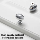 Pigeon Egg Cabinet Handle Single Hole French Style Drawer Pull for Door Closet - Brass
