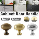 Pigeon Egg Cabinet Handle Single Hole French Style Drawer Pull for Door Closet - Brass