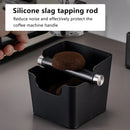 Square Coffee Grounds Knock Box Durable for Home Coffee Shop Use