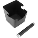 Square Coffee Grounds Knock Box Durable for Home Coffee Shop Use