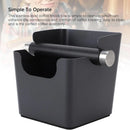 Square Coffee Grounds Knock Box Durable for Home Coffee Shop Use