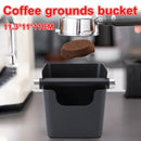 Square Coffee Grounds Knock Box Durable for Home Coffee Shop Use