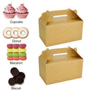 50-Piece Large Kraft Paper Takeaway Box Set