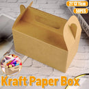 50-Piece Large Kraft Paper Takeaway Box Set