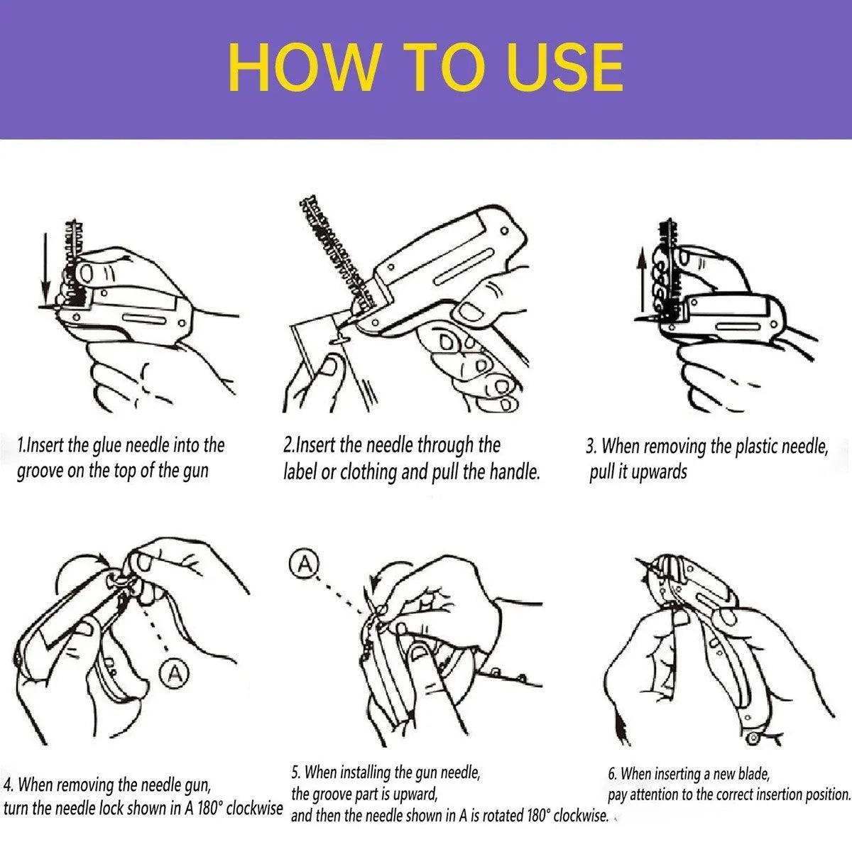 Stitchy Quick Clothing Fixer Mini Quick Repair Garment Sewing Machine Handheld - Purple