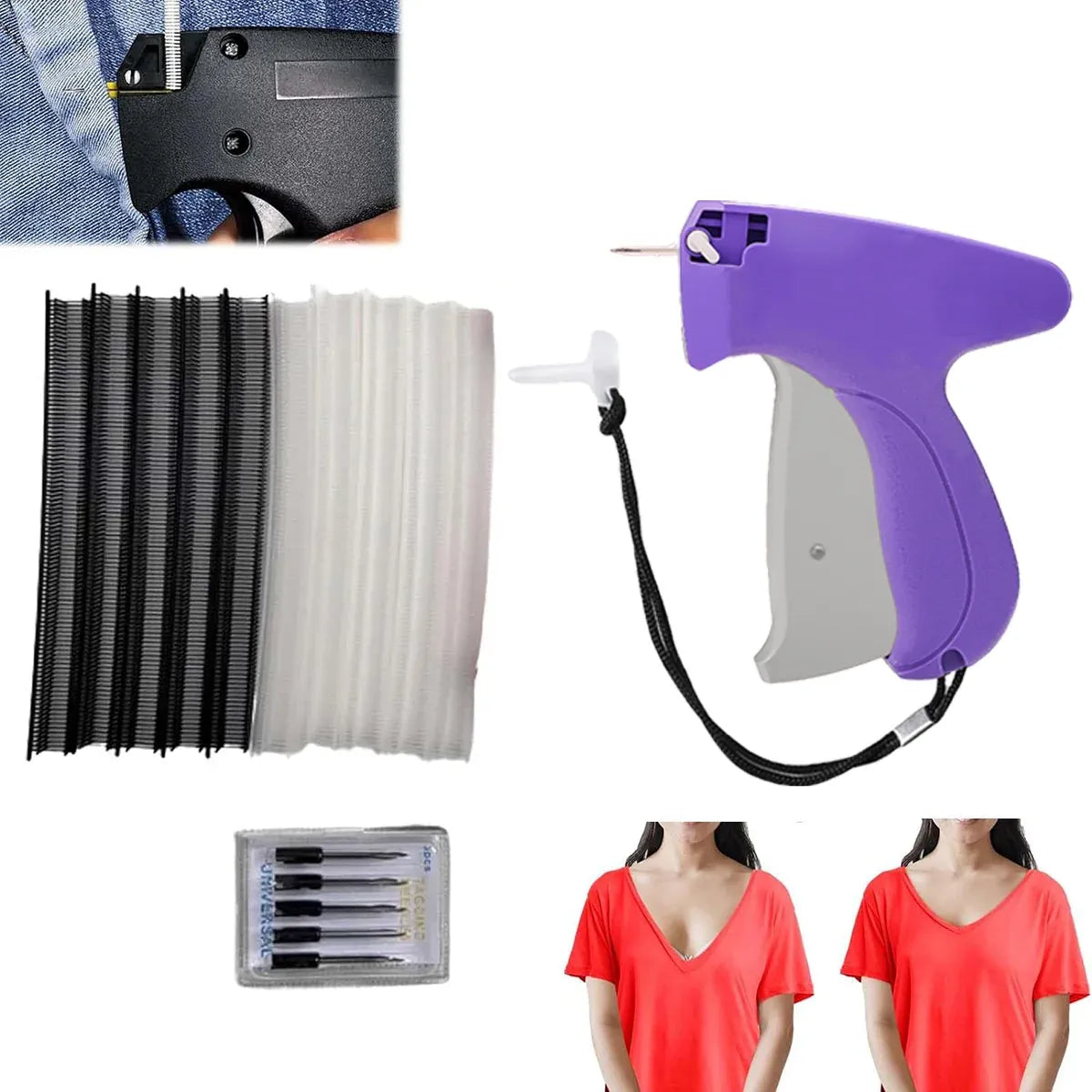 Stitchy Quick Clothing Fixer Mini Quick Repair Garment Sewing Machine Handheld - Purple