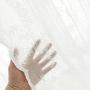 Elegant Lace Curtain Bedroom Window Door Screen Privacy Window Decor - 145*100cm