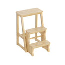 Folding Library Ladder Chair 3 Step Stool Durable for Home Kitchen Daily Use