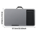 Portable Lap Desk with Cushion, Mouse Pad and Phone Slot, 1 Piece