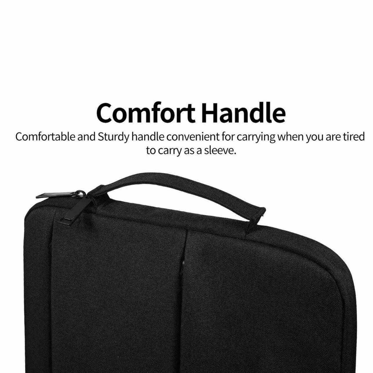 Laptop Sleeve Travel Bag Carry Case For MacBook Air Pro For 12.9”-13.3” - Black