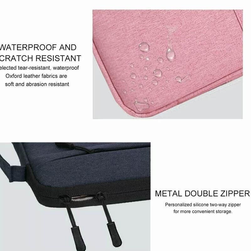 Laptop Sleeve Travel Bag Carry Case For MacBook Air Pro For 12.9”-13.3” - Black