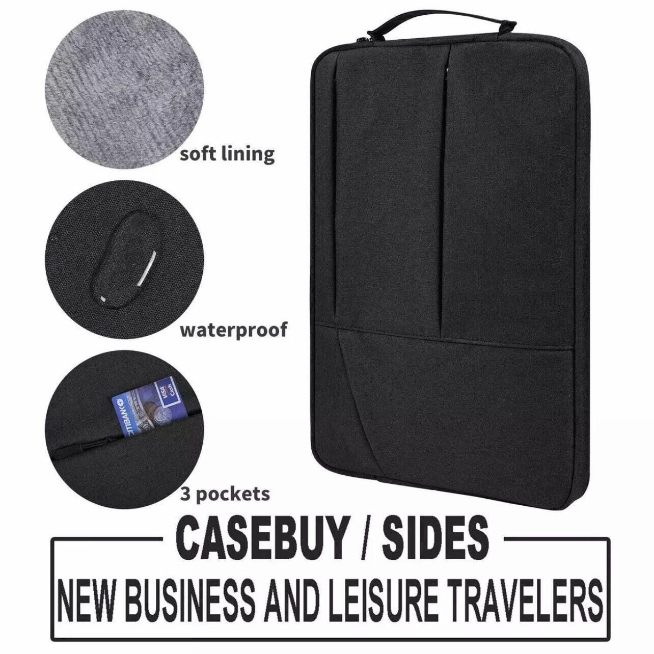 Laptop Sleeve Travel Bag Carry Case For MacBook Air Pro For 12.9”-13.3” - Light Grey