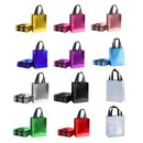 24pcs Laser Non Woven Gift Bags Tote Bags for Party Favor Wedding and Birthday - Rose Red