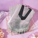 24pcs Laser Non Woven Gift Bags Tote Bags for Party Favor Wedding and Birthday - Rose Red