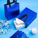 24pcs Laser Non Woven Gift Bags Tote Bags for Party Favor Wedding and Birthday - Rose Red