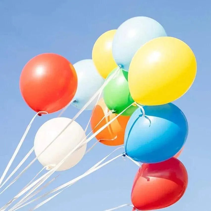 Latex Balloons 10 Inch for Birthday Party Wedding Event Decoration 10PCS Set - Gold