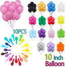 Latex Balloons 10 Inch for Birthday Party Wedding Event Decoration 10PCS Set - Purple