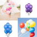 Latex Balloons 10 Inch for Birthday Party Wedding Event Decoration 10PCS Set - Blue