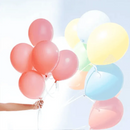 Latex Balloons 10 Inch for Birthday Party Wedding Event Decoration 10PCS Set - Rose Red