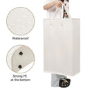 Foldable Large Capacity Oxford Cloth Laundry Basket Toy Storage Bag Household - Beige