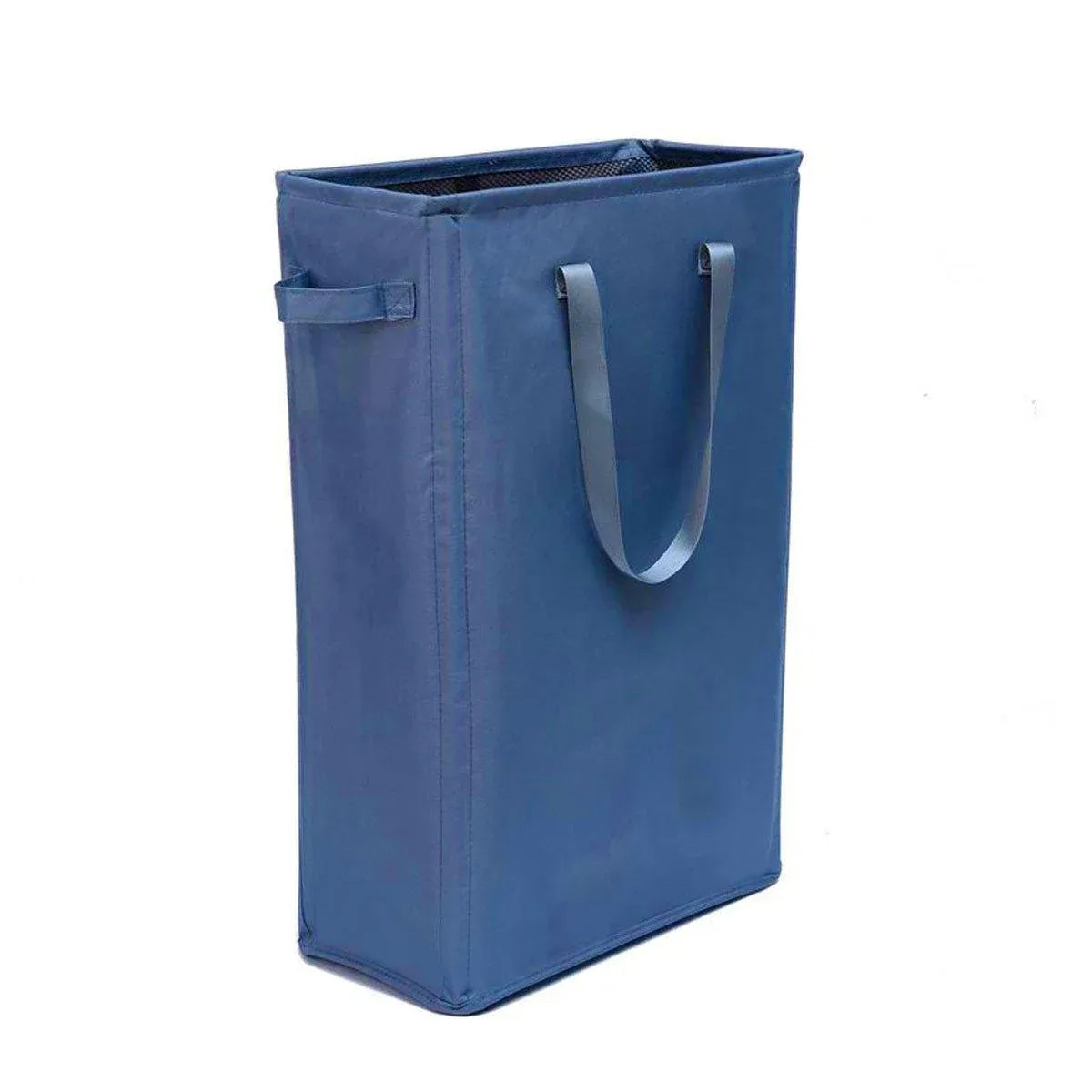 Foldable Large Capacity Oxford Cloth Laundry Basket Toy Storage Bag Household - Navy Blue