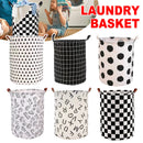 Foldable Laundry Basket Dirty Clothes Hamper Toy Storage Organizer Storage Bin - Cars