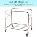 Multi Functional Hand Pushed Cloth Cleaning Service Cart Hotel Guesthouse Rooms