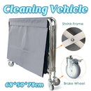 Multi Functional Hand Pushed Cloth Cleaning Service Cart Hotel Guesthouse Rooms