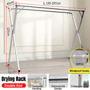 Drying Rack Foldable Stable Sturdy for Indoor Outdoor Balcony Space Saving
