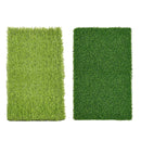 Artificial Synthetic Grass Lawn Realistic Fake Turf Garden Outdoor Decor Set - 2cm