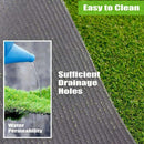 Artificial Synthetic Grass Lawn Realistic Fake Turf Garden Outdoor Decor Set - 2cm