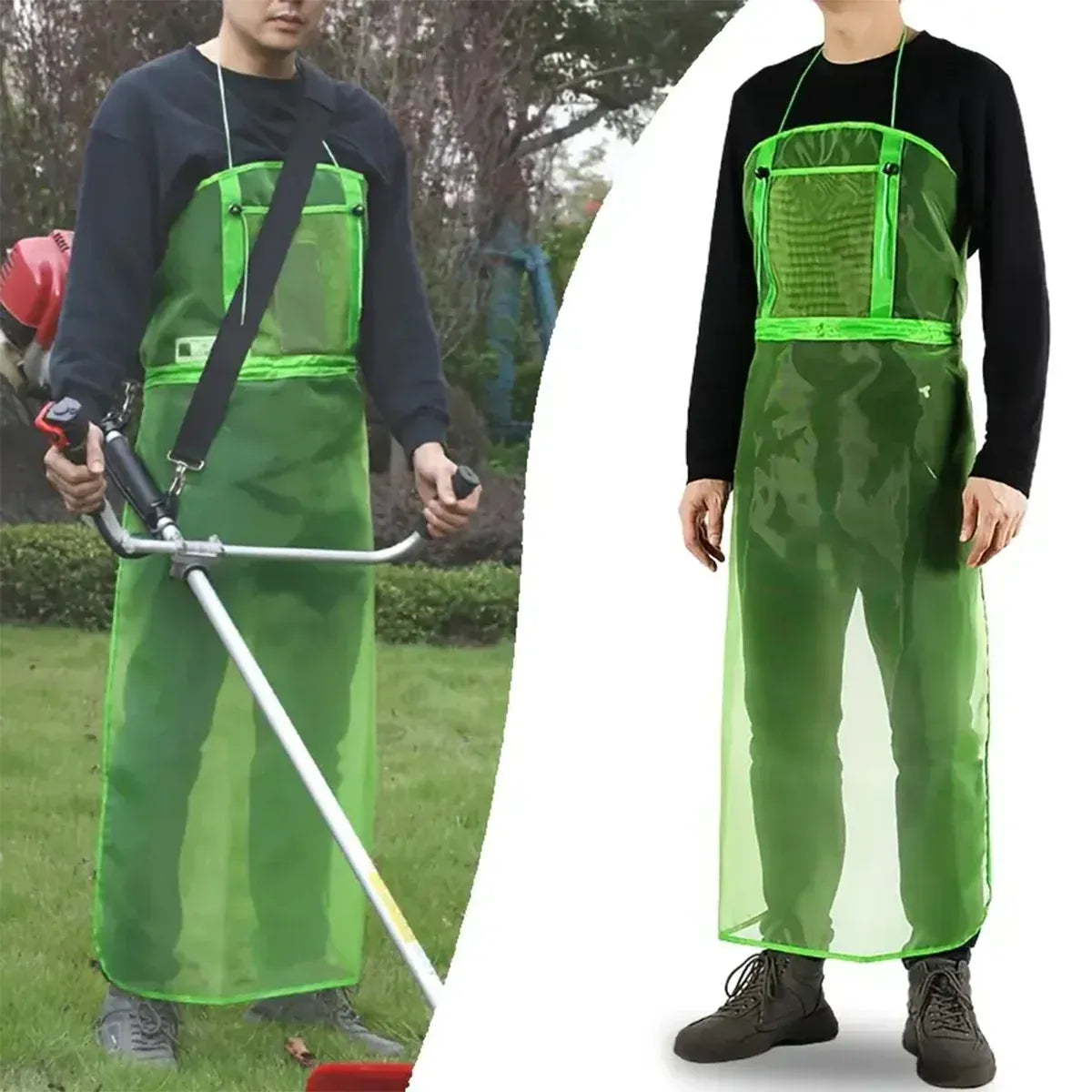 Lawn Mowing Logging Protective Apron Anti-Cut Anti-Splash Waterproof Durable