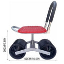 Greenhouse Garden Mobile Wheeled Stool Sturdy Durable Non Slip Seat Easy to Move