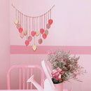 Bohemian Wall Hanging Cotton Cord Wood Bead Tassel Wall Tapestry Photo Decor