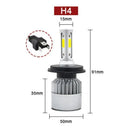 H4 9003 36W 300000LM LED Headlight kit Lamp Bulbs Globes High Low Beam Upgrade