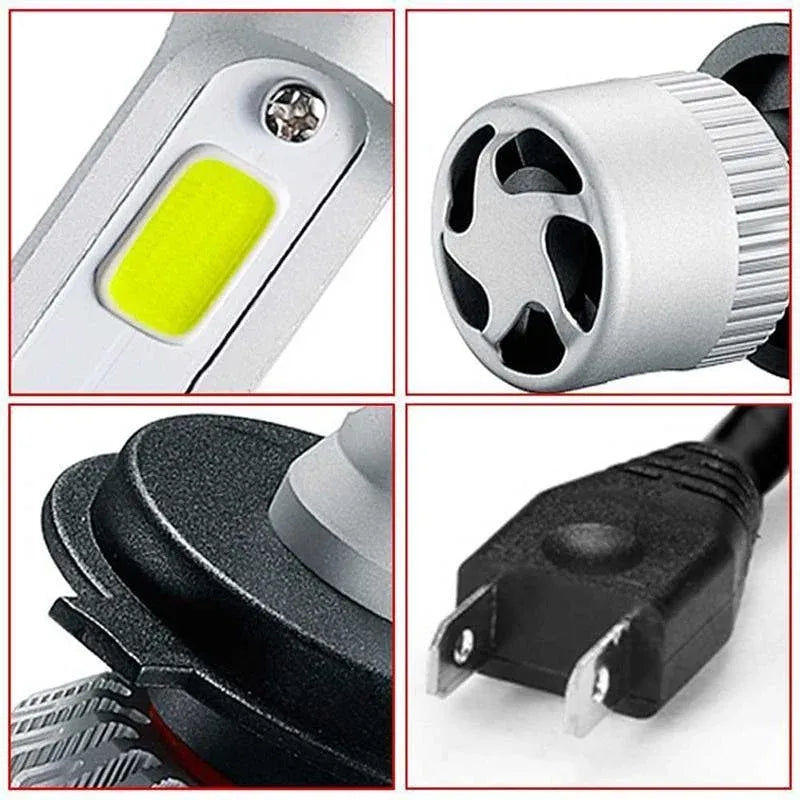 H4 9003 36W 300000LM LED Headlight kit Lamp Bulbs Globes High Low Beam Upgrade