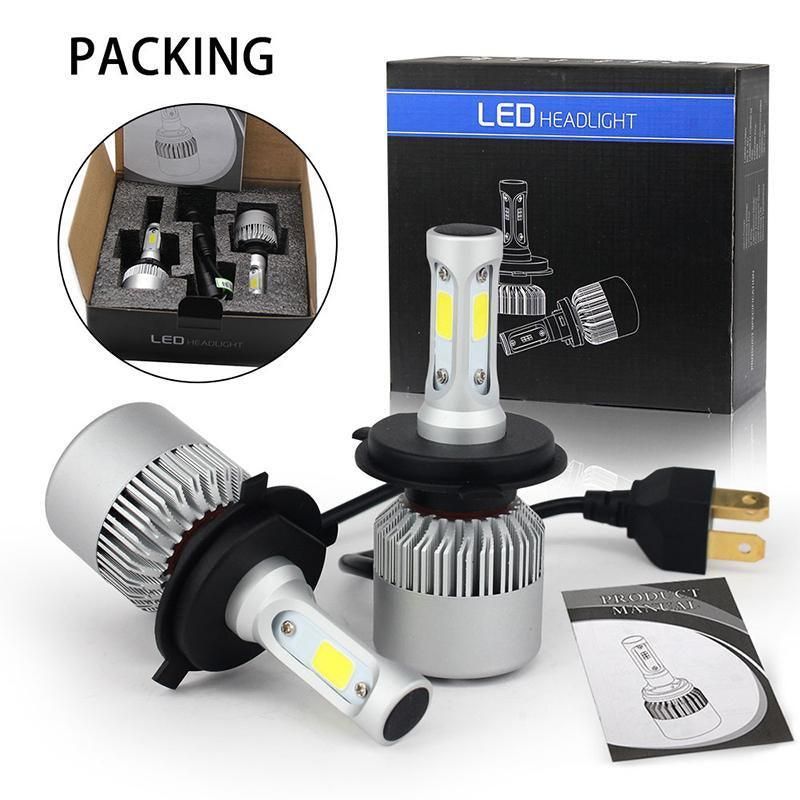 H4 9003 36W 300000LM LED Headlight kit Lamp Bulbs Globes High Low Beam Upgrade